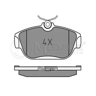 Колодки гальмівні (передні) Volvo 740/940/940 II/960/960 II/S90/V90 2.0-2.9 84-98 MEYLE 0252016418