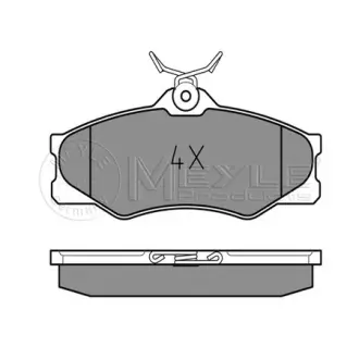 Колодки гальмівні (передні) VW T3 1.6D-2.4D 75-96 MEYLE 0252097919