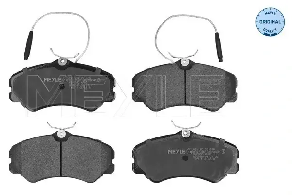 Комплект тормозных колодок, дисковый тормоз MEYLE 0252120519W (фото 1)