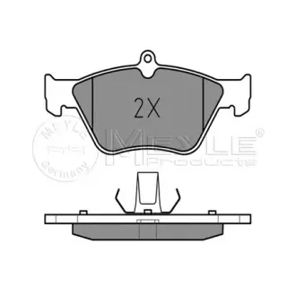 Колодки гальмівні (передні) Opel Clibra A/Omega B/Vectra A/SAAB 900 II 92-03 MEYLE 0252141117