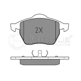 Колодки гальмівні (передні) Ford Galaxy 95-15/Seat Alhambra 96-10/VW Sharan 95-10 (Ate) MEYLE 0252184819