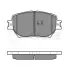 Колодки гальмівні (передні) Toyota Camry 01-06 (131.6x58.3) MEYLE 0252392817 (фото 1)