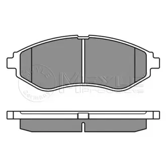 Колодки гальмівні (передні) Daewoo Lanos (Akebono) MEYLE 0252397417