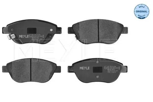Комплект тормозных колодок, дисковый тормоз MEYLE 0252398119W (фото 1)