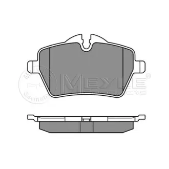 Колодки гальмівні (передні) Mini (R50/R53/R52/R56/R57/R58/R59)/Clubman (R55)/Clubvan (R55) 01-16 MEYLE 0252398418