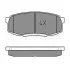 Колодки гальмівні (задні) Toyota Land Cruiser 200 08- MEYLE 0252465317 (фото 1)