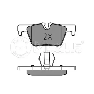 Колодки гальмівні (задні) BMW 3 (F30/F31/F34)/4 (F36) 11- MEYLE 0252530717