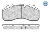 Комплект тормозных колодок, дисковый тормоз MEYLE 0252908730S (фото 3)