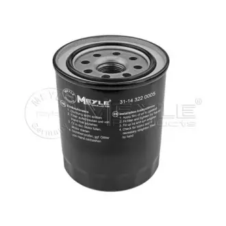 Oil filter, Spin-On. Фильтр масляный, накручиваемый MEYLE 31143220005