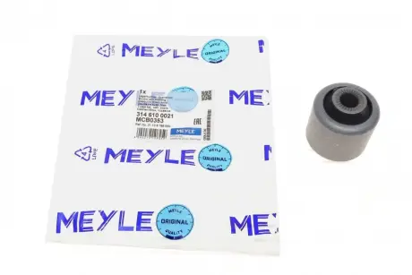 Втулка, рычаг колесной подвески MEYLE 3146100021