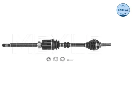 полуось (передняя) (R) nissan qashqai 1.5 dCi 06-14 (29z/35z/941mm) MEYLE 36144980053