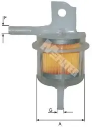 Топливный фильтр MFILTER BF06 (фото 1)