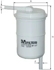 Топливный фильтр MFILTER BF07 (фото 1)