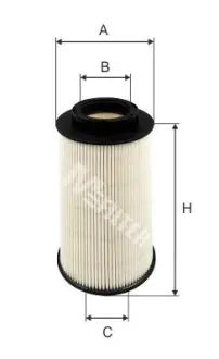 Fuel filter, cartridge, Топливный фильтр, вставка MFILTER DE3112