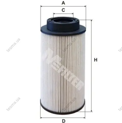 Fuel filter, cartridge. Фильтр топливный, вставка MFILTER DE3125 (фото 1)
