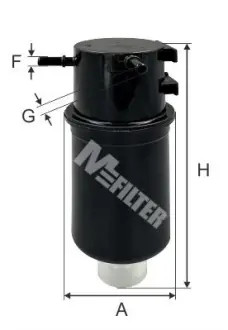 Фільтр паливний MFILTER DF 3589
