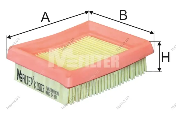 Air filter. Фильтр воздушный MFILTER K1003 (фото 1)