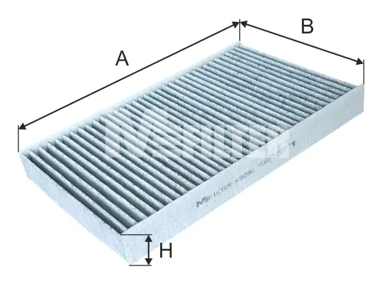 Фільтр салону Citroen C2/C3/C4/Peug 307/308 02- (вугільний) MFILTER K 929C (фото 1)