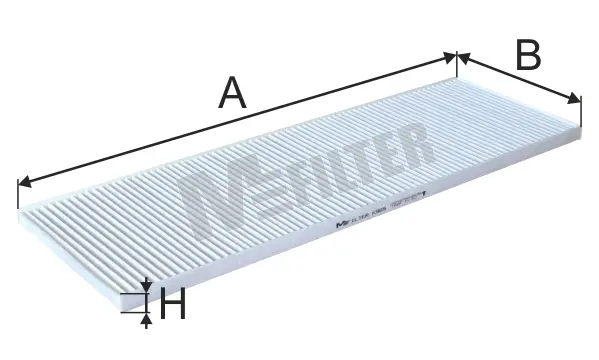 Фильтр салона MFILTER K965 (фото 1)