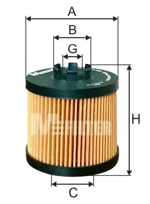 Фільтр мастила MFILTER TE 4016 (фото 1)