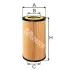 Oil filter, cartridge. Фильтр масляный, вставка MFILTER TE4017 (фото 1)