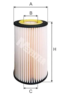 Фільтр масляний MFILTER TE 4021 (фото 1)