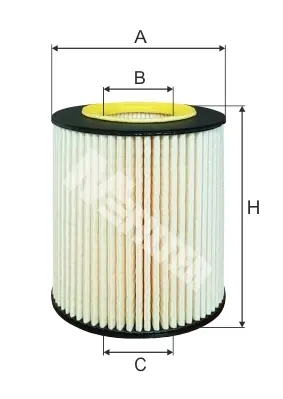 Фільтр масляний MFILTER TE 4024 (фото 1)