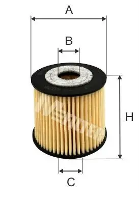 Фільтр масляний MFILTER TE 4028 (фото 1)