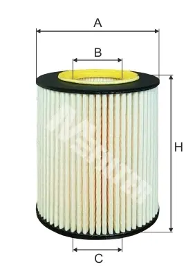 Фільтр масляний MFILTER TE 4033 (фото 1)