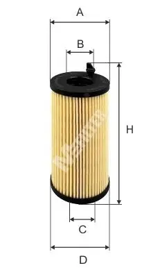Фильтр масляный MFILTER TE 4059 (фото 1)
