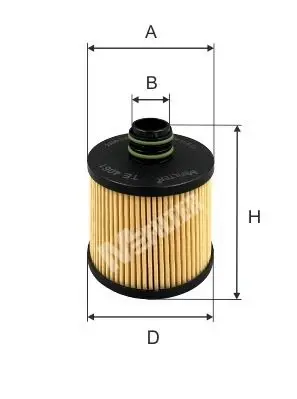 Фільтр масляний MFILTER TE 4061 (фото 1)
