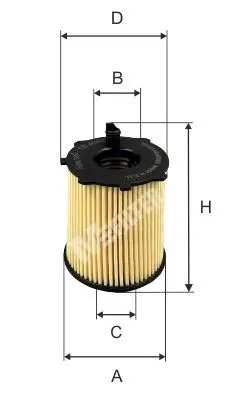 Фільтр масляний MFILTER TE 4068 (фото 1)
