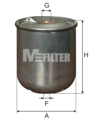 Фільтр масляний MFILTER TF 6524RC (фото 1)