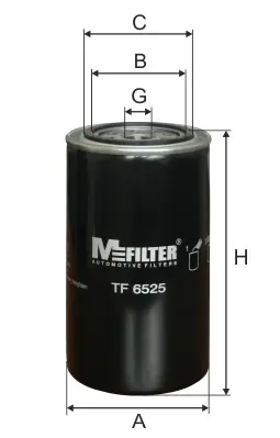Фільтр масляний MFILTER TF 6525 (фото 1)