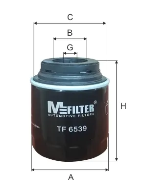 Фильтр масляный MFILTER TF 6539 (фото 1)