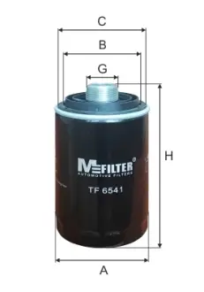 Фильтр масляный MFILTER TF 6541
