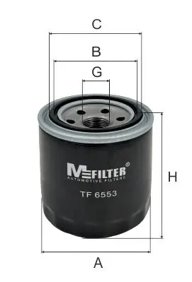 Фільтр масляний MFILTER TF 6553 (фото 1)