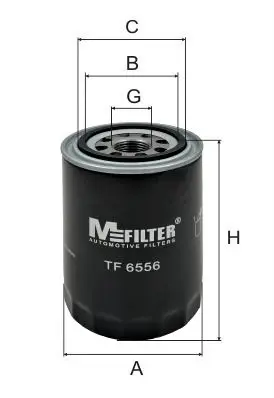 Фильтр масляный MFILTER TF 6556 (фото 1)