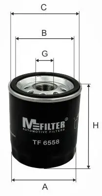Фильтр масляный MFILTER TF 6558 (фото 1)