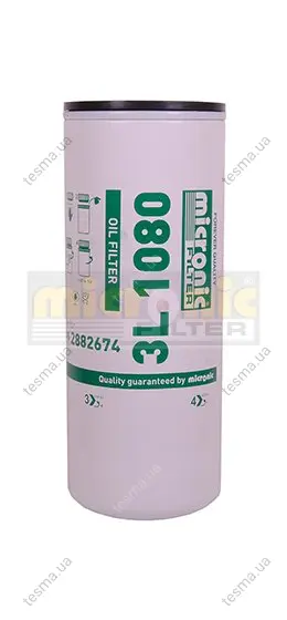 Oil filter, Spin-On. Фильтр масляный, накручиваемый MICRONIC FILTER 3L1080 (фото 1)