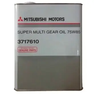 Масло трансмиссионное mitsubishi super multi gear 75w85, 4л MITSUBISHI 3717610