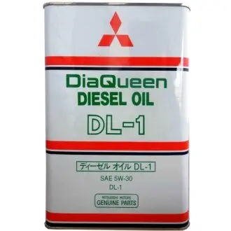 Масло моторное, DiaQueen Diesel DL-1 Motor Oil, SAE 5W-30, 4L MITSUBISHI 8967610