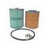 Oil filter, cartridge, kit. Фильтр масляный, вставка, набор MITSUBISHI ME180514 (фото 1)