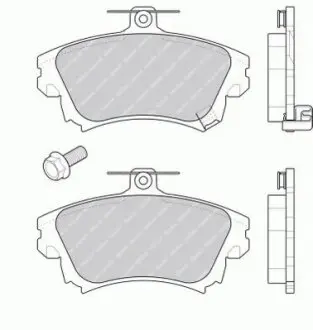 Brake pads. Колодки тормозные, дисковый тормоз MITSUBISHI MR527656