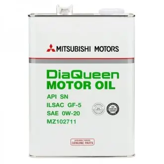 Масло моторное, DiaQueen Motor Oil, SAE 5W-30, 4L MITSUBISHI MZ102701