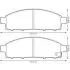Brake pads. Колодки тормозные, дисковый тормоз MITSUBISHI MZ690356 (фото 1)
