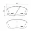 Brake pads. Колодки тормозные, дисковый тормоз MK KASHIYAMA D11230MH (фото 1)