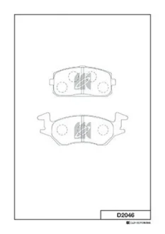 Колодки дискового тормоза MK KASHIYAMA D2046