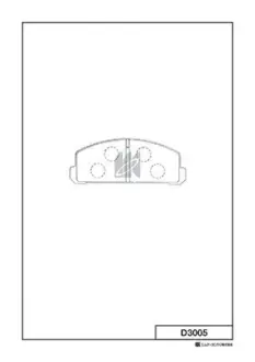 Колодки тормозные MK KASHIYAMA D3005