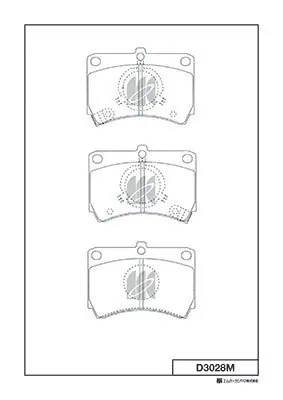Колодки дискового тормоза MK KASHIYAMA D3028M (фото 1)